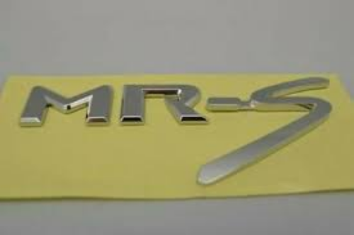 Genuine TOYOTA OEM MR2 Spyder MRS Rear Emblem Badge Chrome 75471-17130