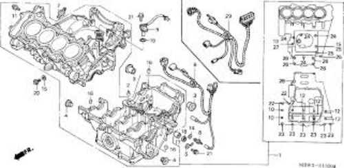 Genuine Honda OEM Speed Sensor CBR 600 F4I 2001-2006 37700-MBW-J21
