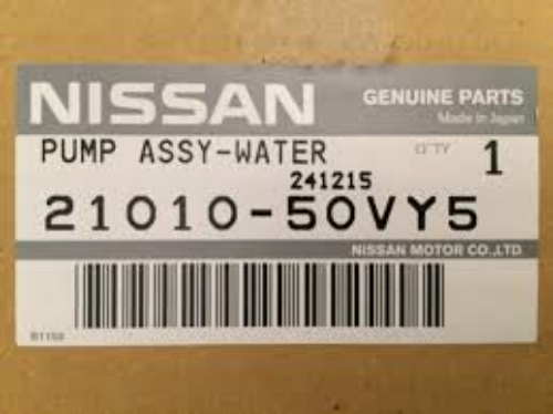 Genuine Nissan OEM Water Pump for S13 CA18 CA18DET 21010-50VY5