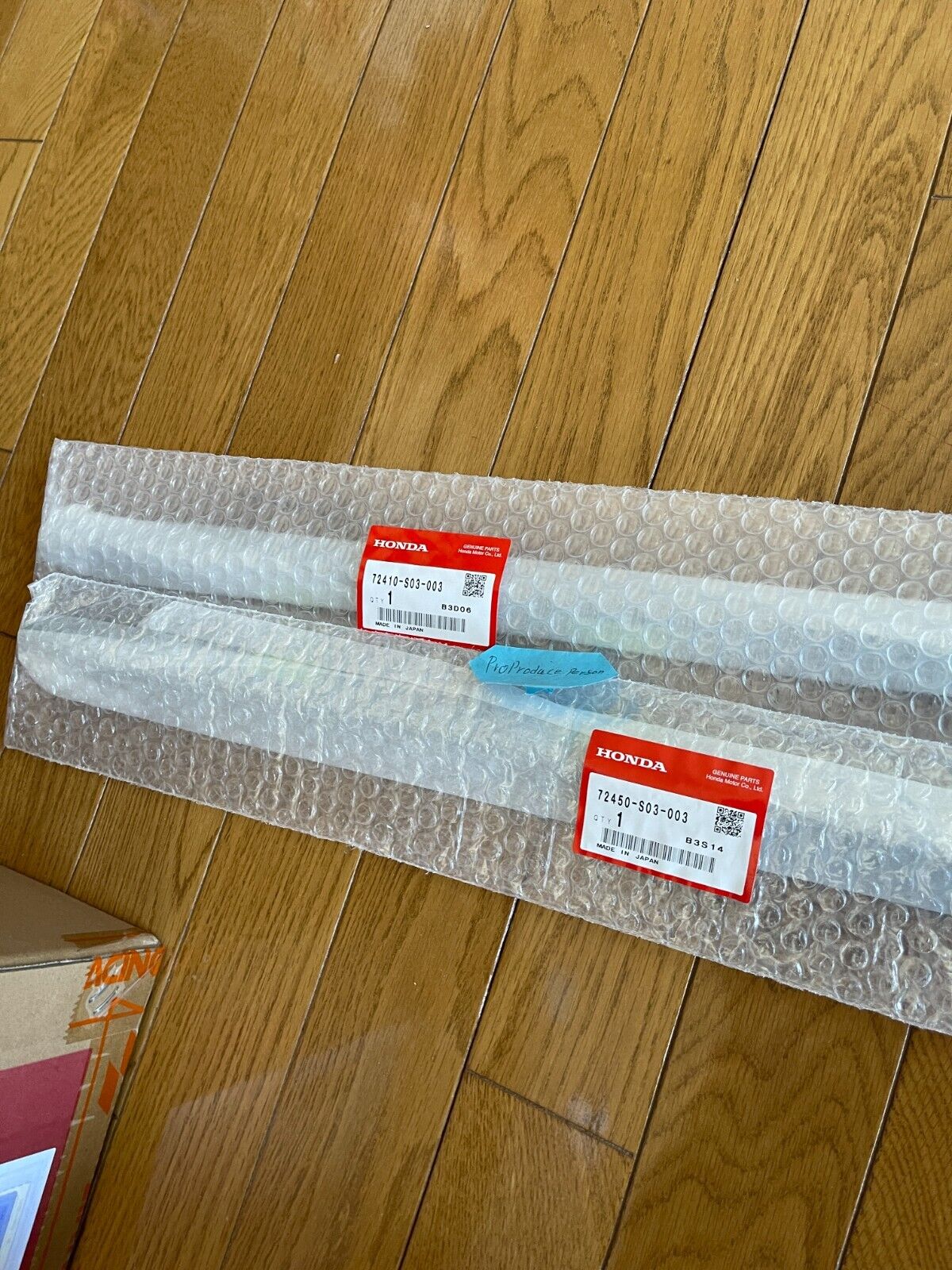 Genuine HONDA Door Window Weather Molding Trims RH & LH SET CIVIC EK9 EK4