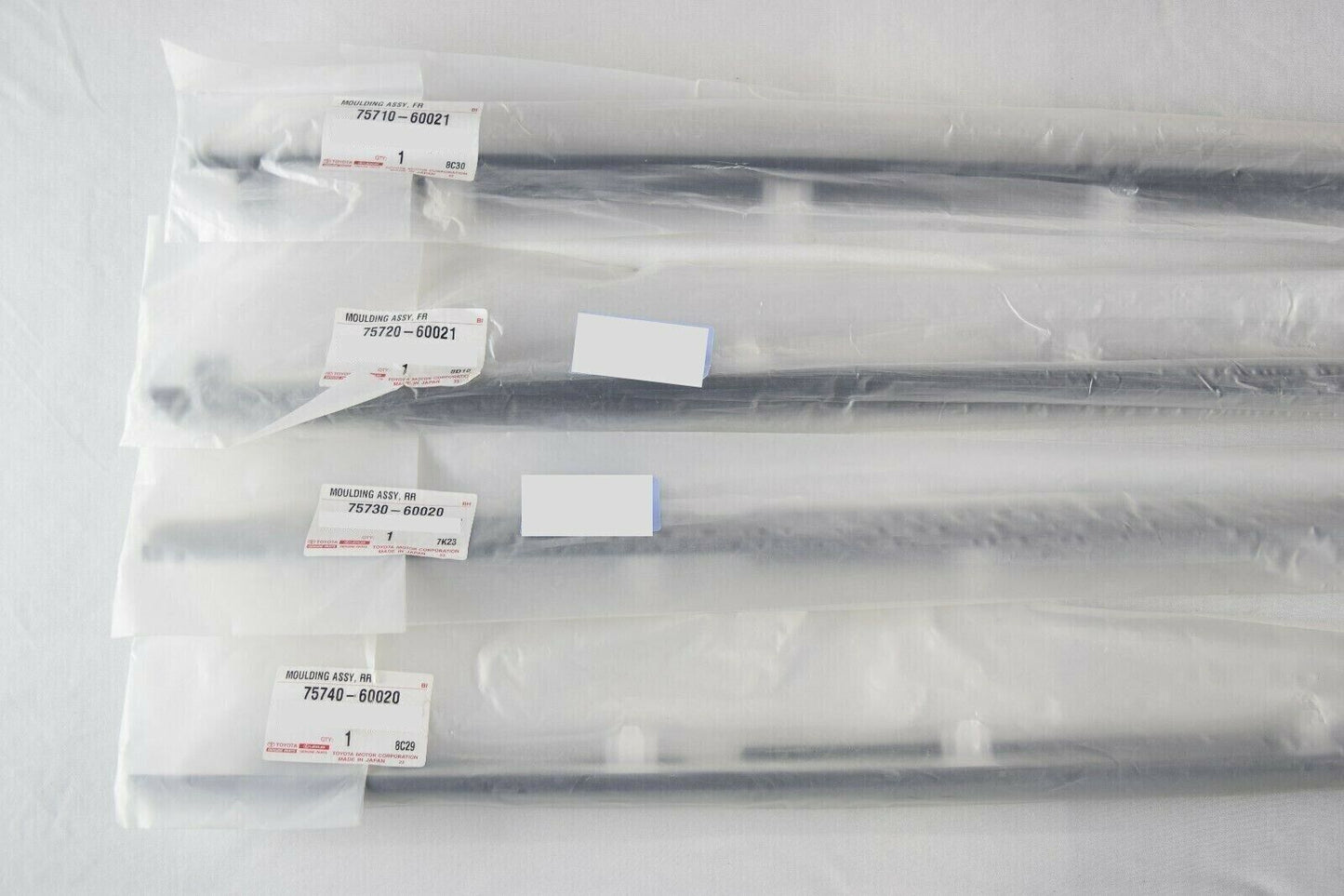 Toyota Genuine Land Cruiser Lexus LX450 91-97 Front Rear Door Belt Moulding New