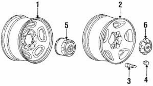 Genuine TOYOTA OEM LAND CRUISER 80 Series Wheel Center Hub Cap Ornament
