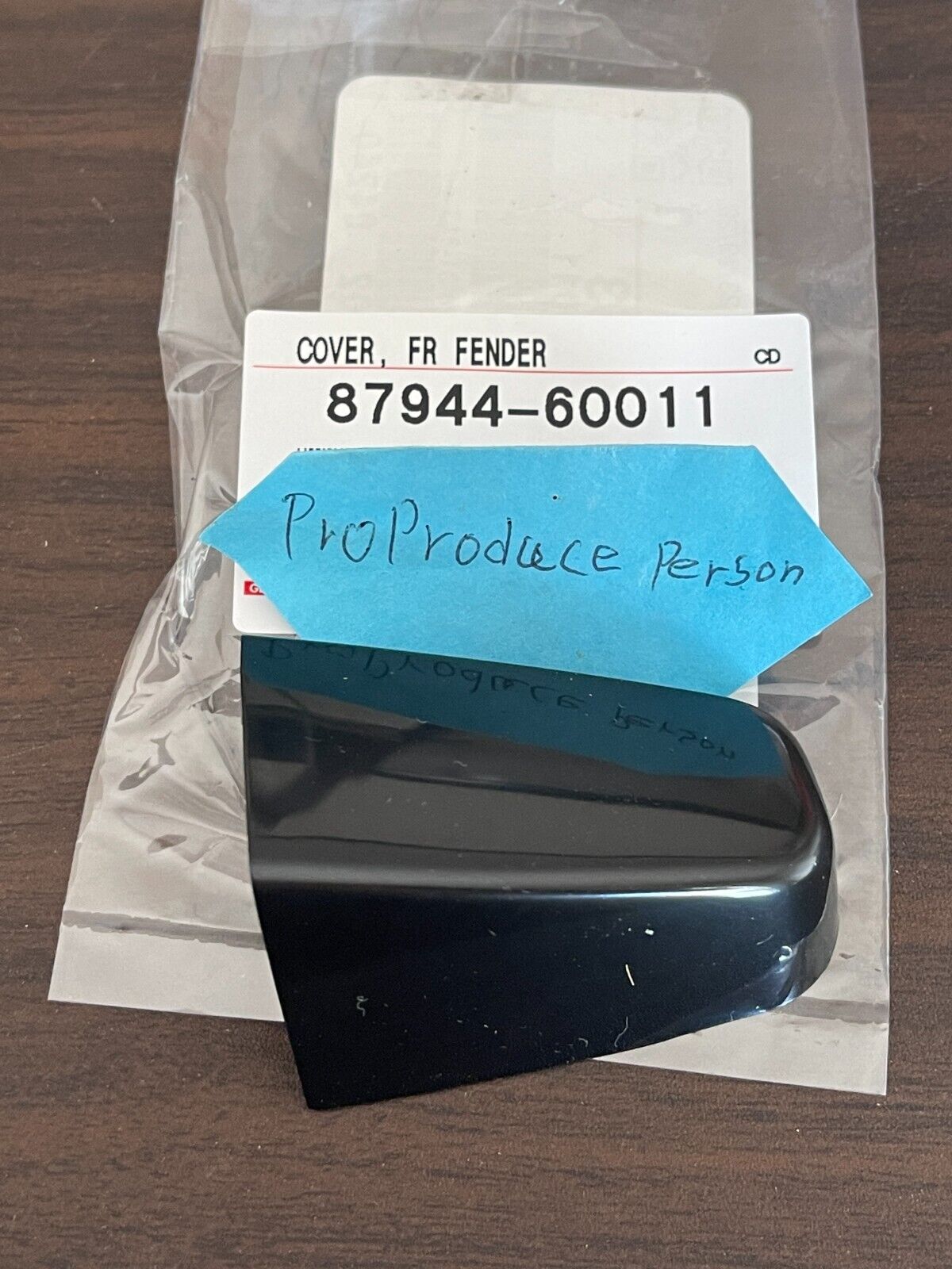 Genuine TOYOTA 87907-60011 Land Cruiser VAN Front Fender Side View LH OEM