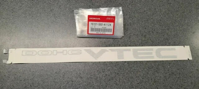 Genuine Honda DOHC VTEC Sticker 2 QTY Set 99-00 CIVIC SI EK EMI B16A2 JDM Japan