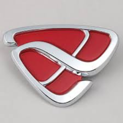 Genuine MAZDA OEM Anfini RX-7 FD3S RED Emblem Front & Rear Set Back Ornament