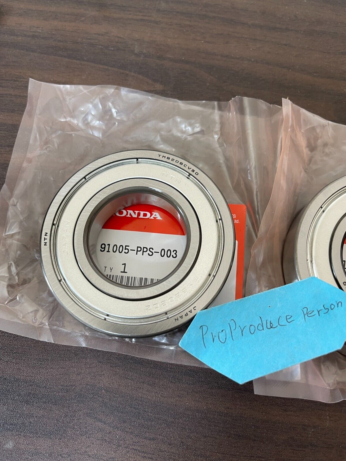 Genuine Honda Integra Type-R LSD Side bew Bearing Set 2 Pcs 91005-PPS-003 OEM