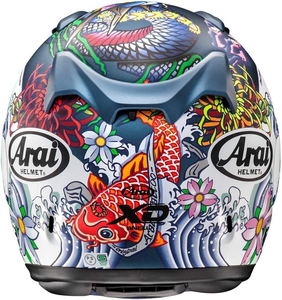 ORIENTAL Full face helmet Asian fit Arai XD DEFIANT-X RENEGADE-V MATTE BLUE