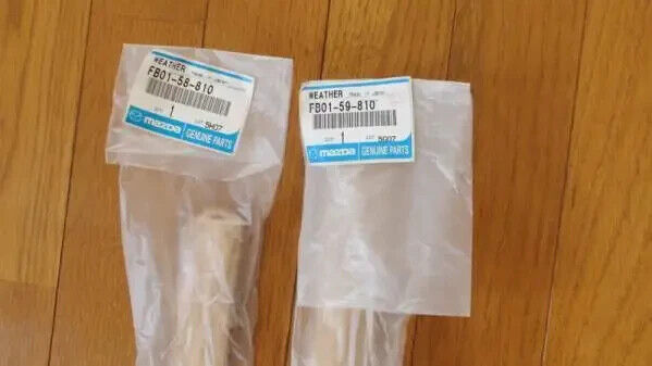 Genuine MAZDA OEM Part 1986-91 RX7 Outer Door Window Weather Strip LH&RH Set NEW