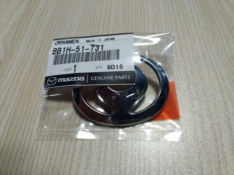 Genuine Mazda OEM 1991-1997 MX Miata Front Bumper Chrome Emblem BB1H-51-731
