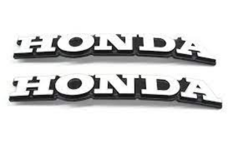 HONDA OEM Tank Emblem Set NOS CB750 CB 750 CB750K 1972 K2 a 87121 - 341 - 000 x2