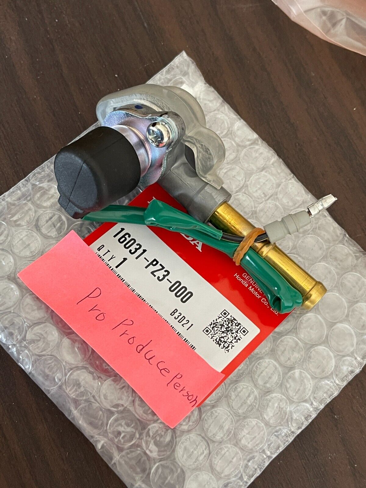 Genuine HONDA 16031-PZ3-000 Acty Truck AIR Solenoid Valve with tracking OEM
