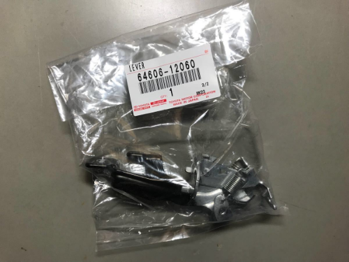 Genuine TOYOTA OEM CP RHD AE86 Corolla Back Door Lock Open Lever 64606-12060