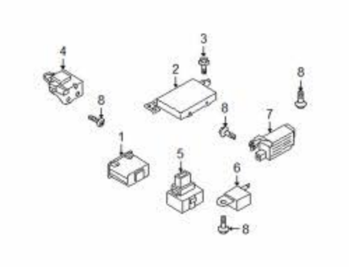 Genuine Mazda OEM CX-9 Auxiliary Jack Input Port Adapter TD11-66-DFX