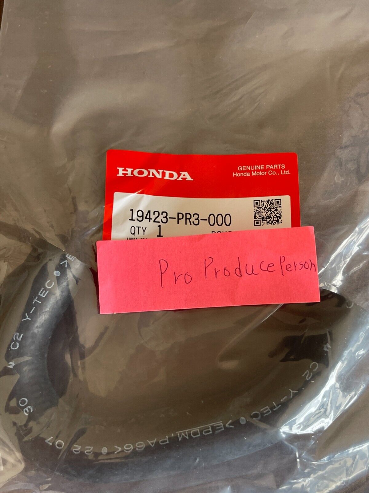 Genuine Honda Oil Cooler Hose Set Integra TypeR GSR 19422-PR3-000 19423-PR3-000