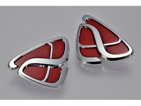 Genuine MAZDA OEM Anfini RX-7 FD3S RED Emblem Front & Rear Set Back Ornament