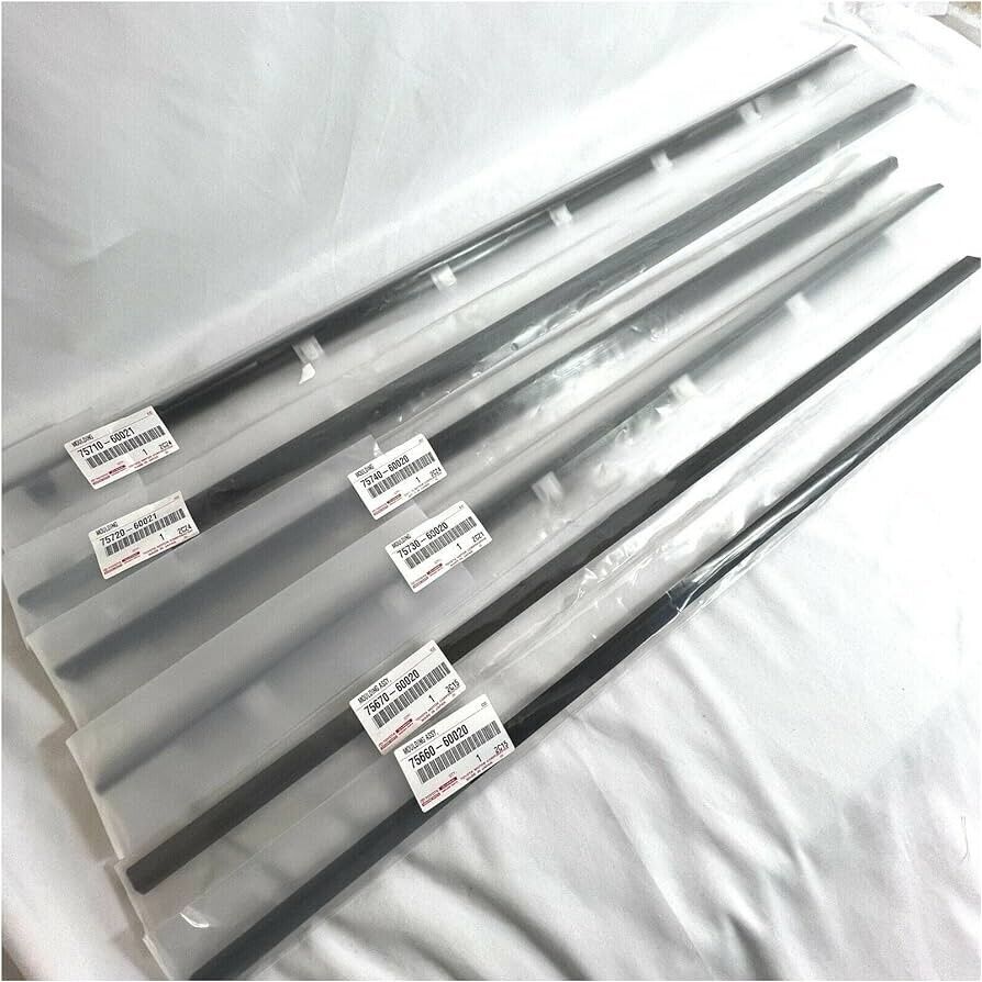 TOYOTA 91-98 Land Cruiser 80 FJ80 FZJ80 Lexus LX450 6-Set Door Belt Molding