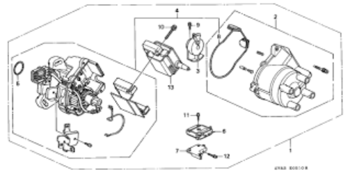Genuine Honda OEM ACURA (1983-2002) O-Ring 26.4 x 3.1 Distributor 30110-PC6-005