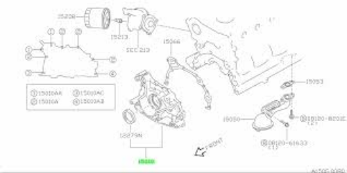 GENUINE Nissan OEM Oil Pump for R32 R33 R34 GTR RB26DETT RB25 15010-05U12