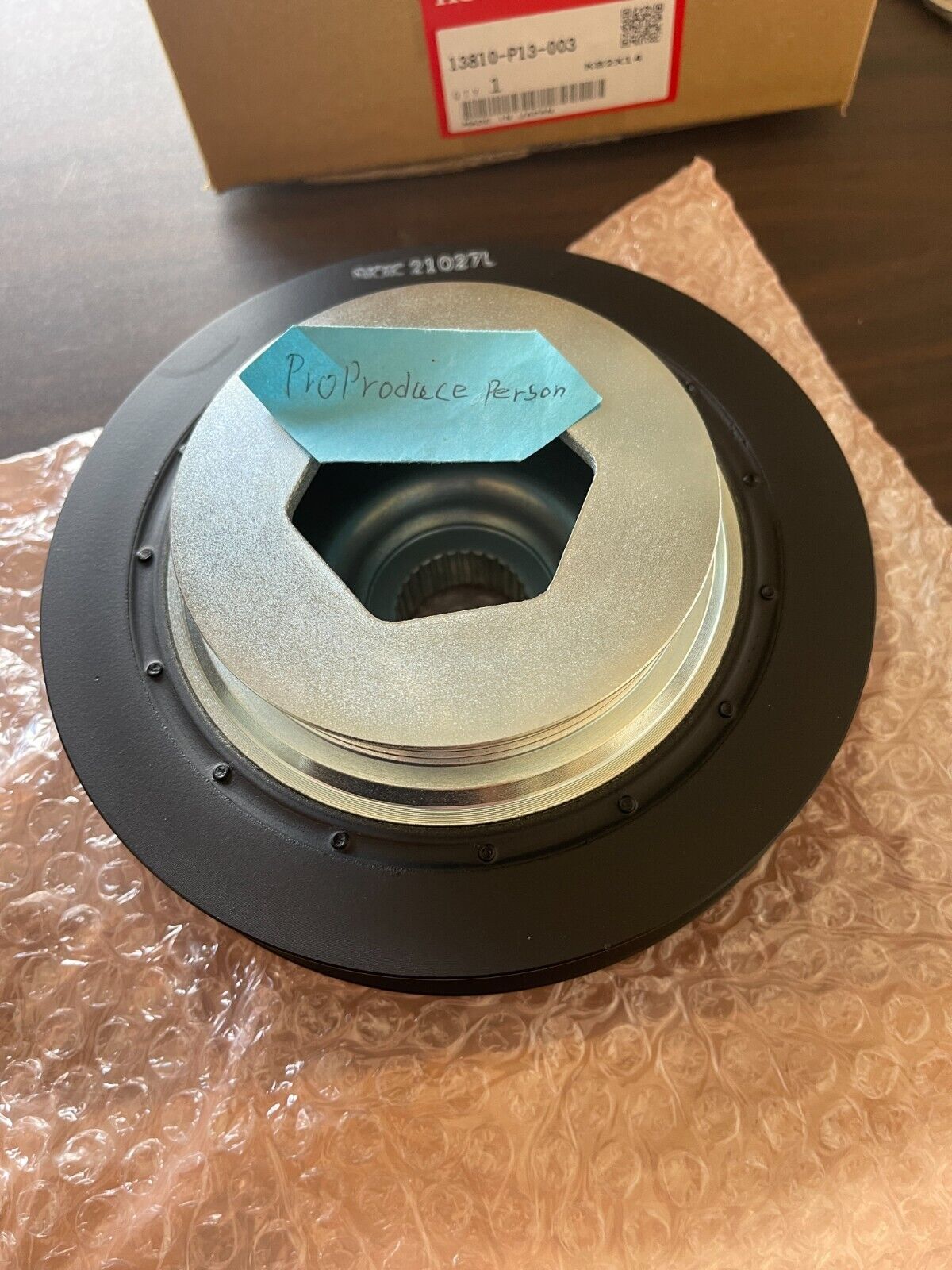 Genuine HONDA 13810-P13-003 CRANK PULLEY Accord Prelude H22 OEM New