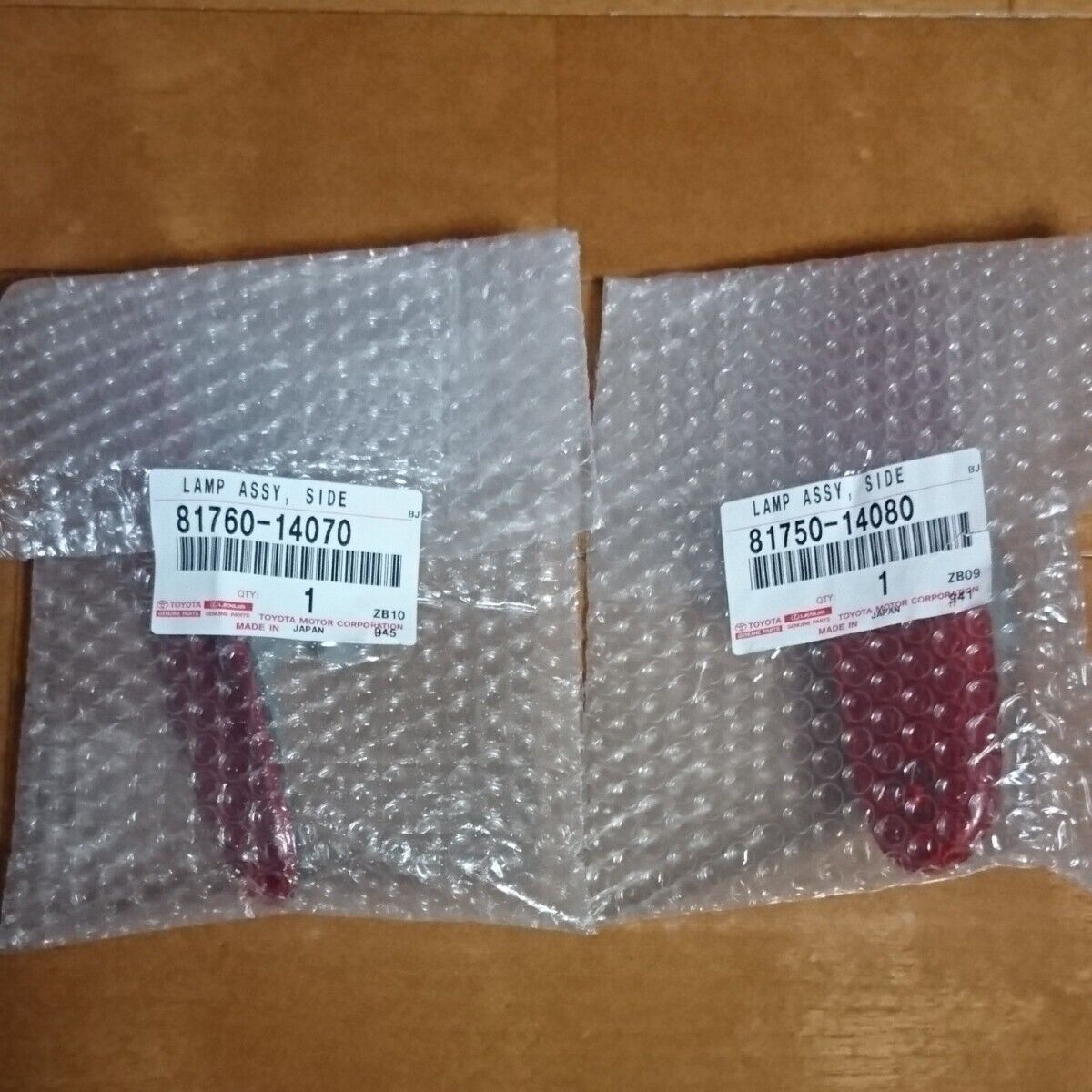Genuine Toyota OEM Supra JZA80 Rear Side Marker Signal Lights Lamps Pair 2JZGTE
