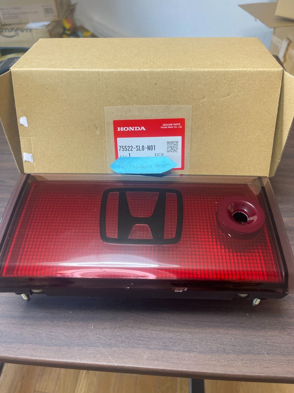 HONDA ACURA H Rear Back Lamp Center lens Panel Garnish GENUINE NSX NA1 NA2