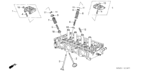Genuine HONDA OEM K-SERIES K20A K20Z K24A Lost Motion Assembly 14820-PNA-013 ×8