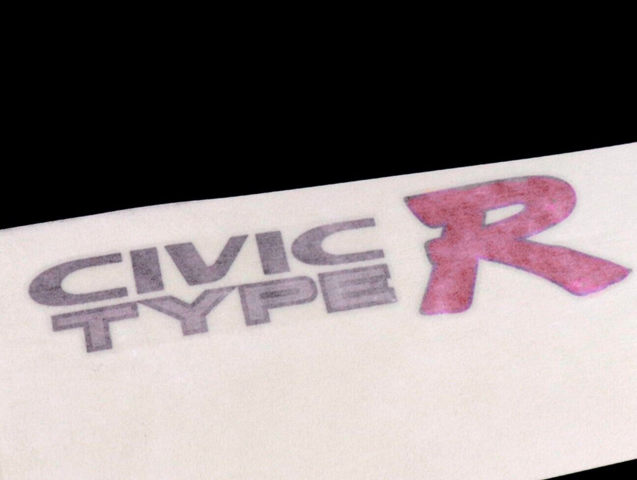 Genuine Honda Rear Gate Back Door Decal Sticker CIVIC TYPE-R 75717-S03-Z00ZAOEM
