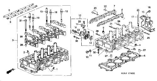 Honda S2000 AP1 AP2 F20 F22 VTEC Solenoid Gasket Spool Valve PCX 2000-2009