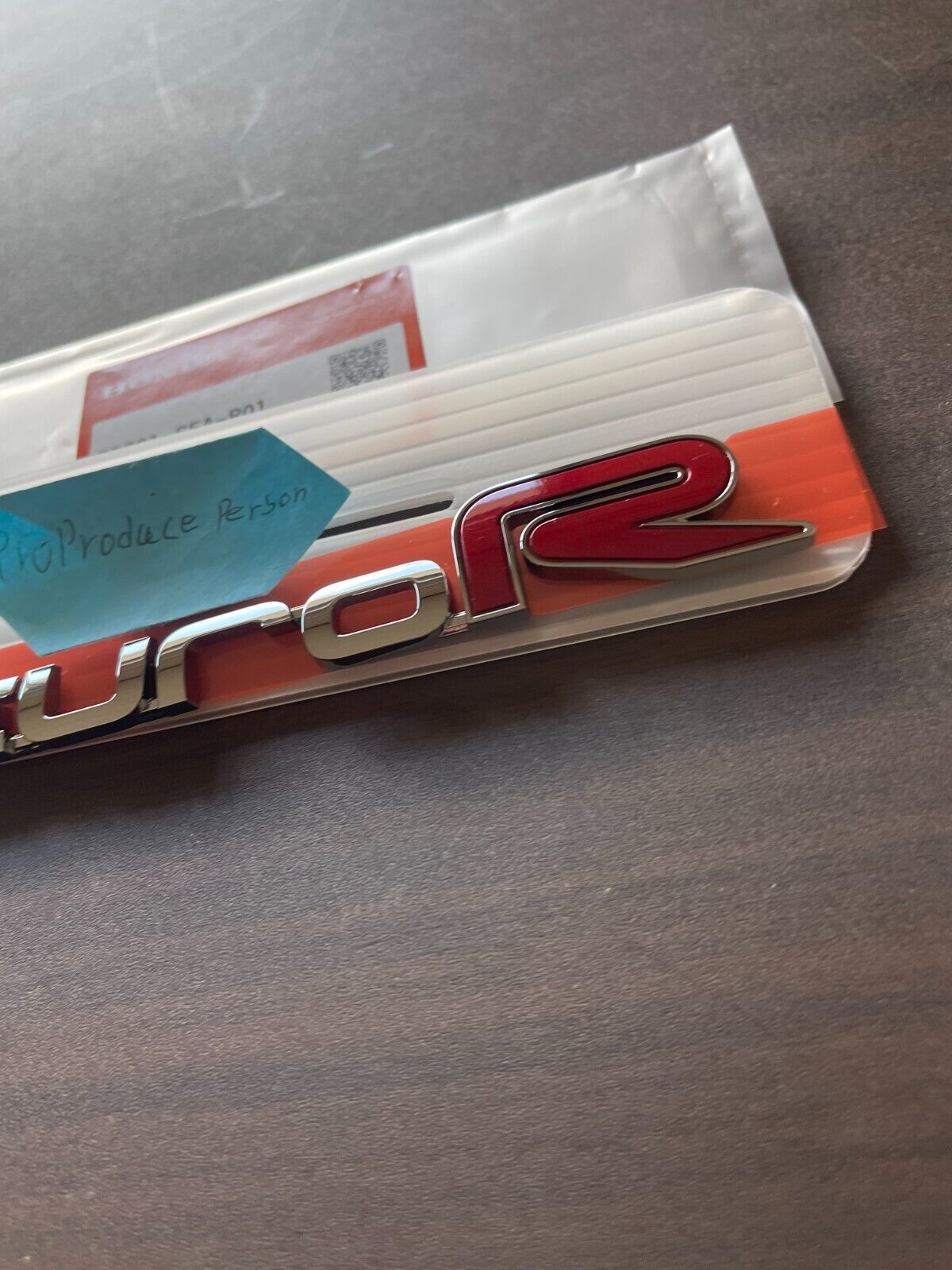 Genuine HONDA Euro R Emblem Acura TSX Accord CL7 OEM JDM CL8 CL9 EK9 EP3 DC5 NEW