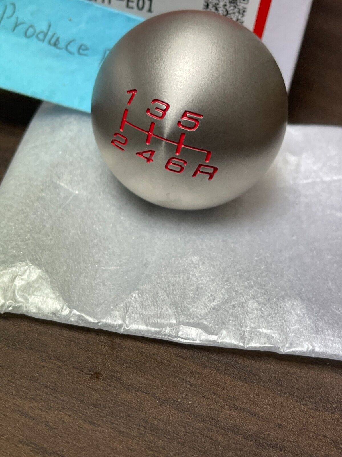 Genuine HONDA 6-Speed MT Stainless Shift Knob Civic Type R 54102-SMT-E01