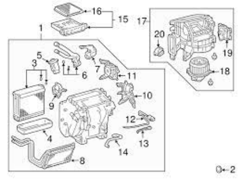Genuine Toyota OEM 4Runner 2006 - 2009 Cooler Expansion Valve & Evaporator