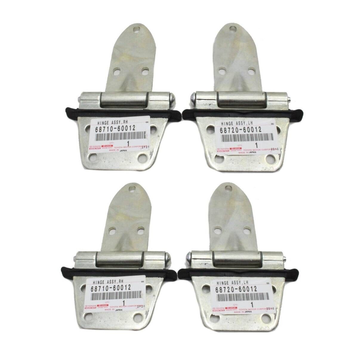 Genuine Toyota OEM Land Cruiser FJ40 BJ40 Front Steel Door Hinges SET 1969-1986