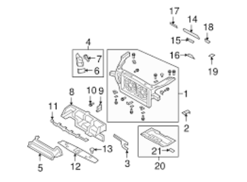 GENUINE NISSAN OEM 21468-KB50C GT-R DBA-R35 RH AIR INTAKE (OIL COOLER) DUCT