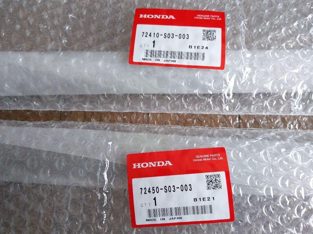Genuine HONDA 1996-2000 CIVIC COUPE EJ7 Door Window Molding Right & Left Set OEM