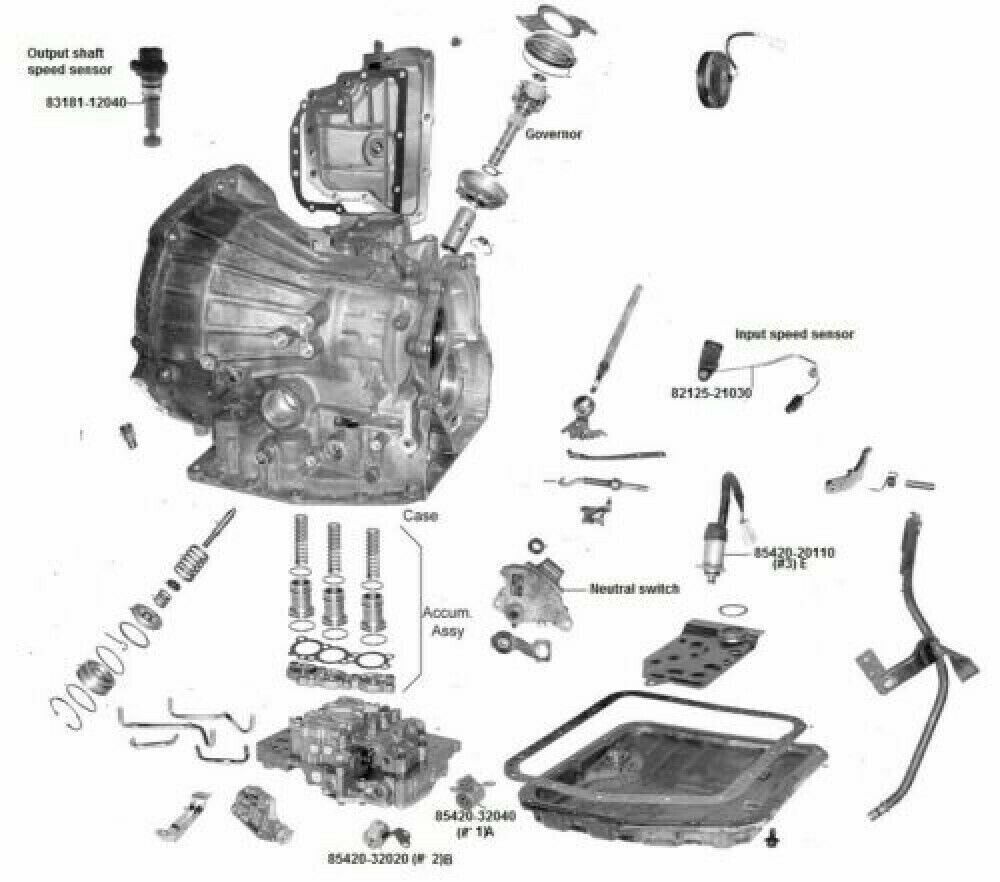 Genuine TOYOTA OEM CAMRY 4CYL 2.21992-2001 Transmission Solenoid 85420-20110