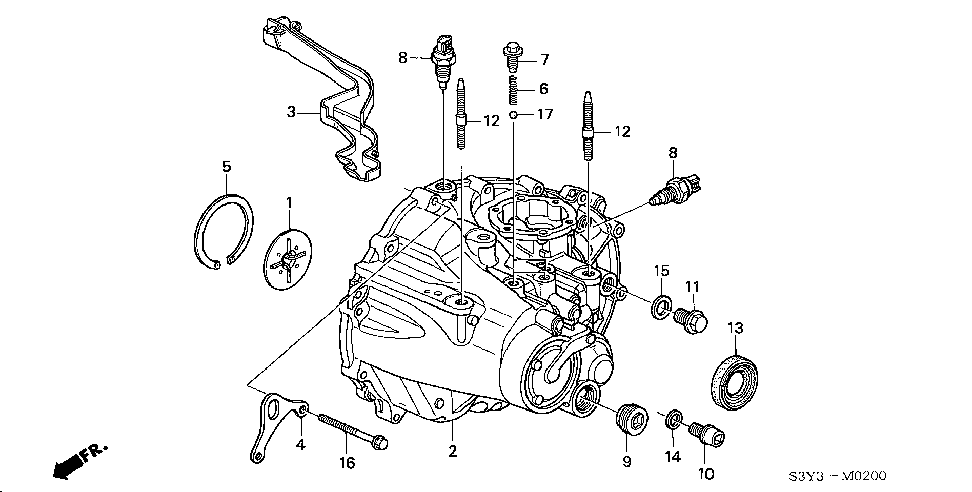 GENUINE HONDA OEM SWITCH NEW US STOCK 28700-PHR-003