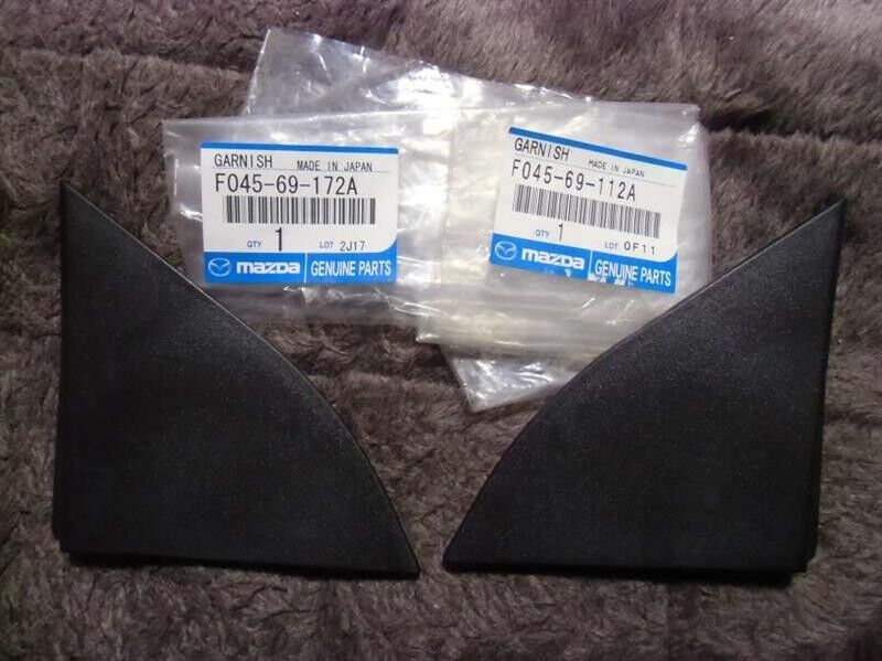 MAZDA Genuine RX-7 RX7 FC3S Door Inner Sail Garnish Cover Trim Set OEM New Rh Lh