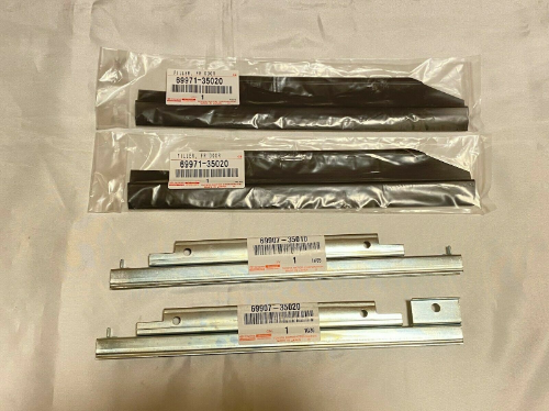 Toyota Genuine 90 91 92 4runner Back Window Regulator Track Channel Repair Kit