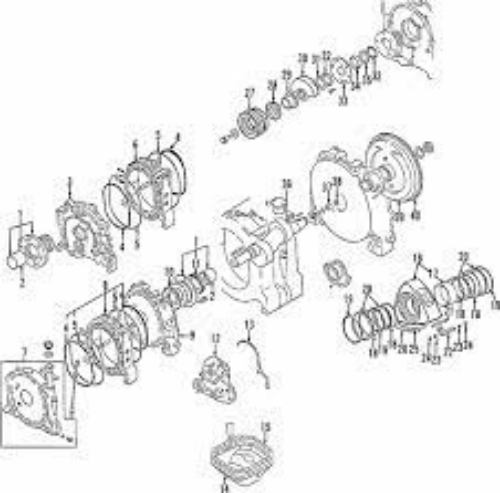 Genuine Mazda OEM RX-7 FD-3S 13B MT Eccentric Shaft N3G1-11-D00A F/S