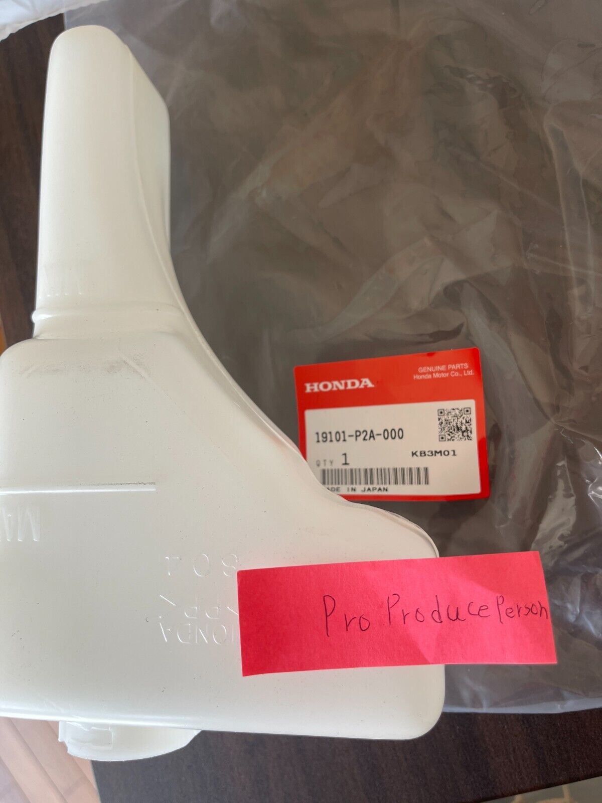 HONDA GENUINE CIVIC Type-R SIR 96-00 Coolant Reservoir Tank 4 ITEM Set OEM JDM