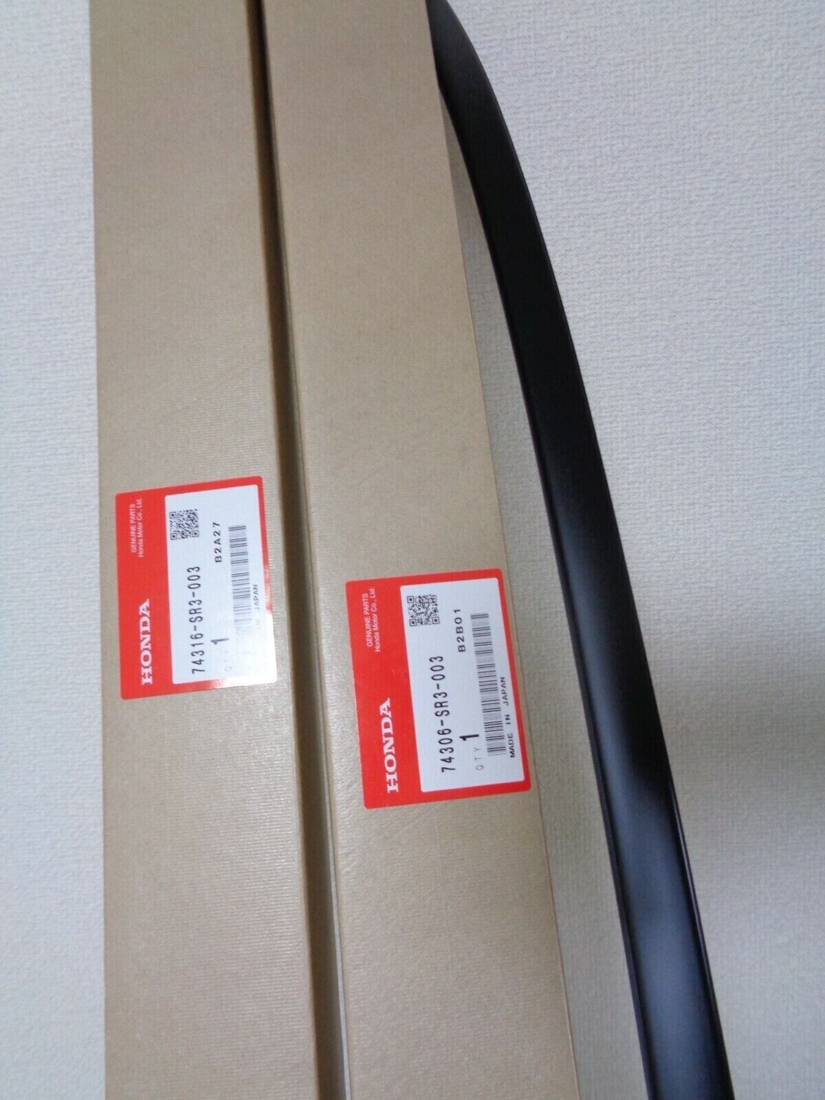 Genuine Honda 92-95 CIVIC EG6 Outer Window Door with Roof Molding Set Type-R OEM