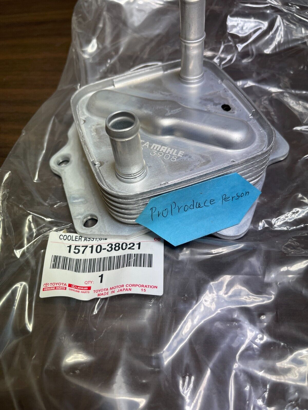 TOYOTA Genuine LEXUS Oil Cooler ASSY LAND CRUISER SEQUOIA TUNDRA 15710-38021