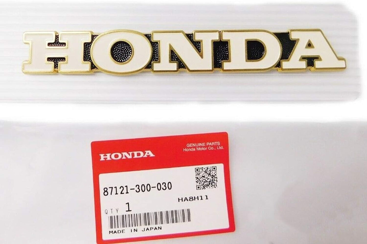 Genuine Honda NOS CB750 CB500 CB550 Tank Emblem 87121-300-030 87122-300-030 New
