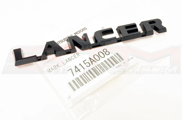 Genuine Mitsubishi 7415A008 Lancer Evolution 8MR EVO8 CT9A Trunk Lid Emblem