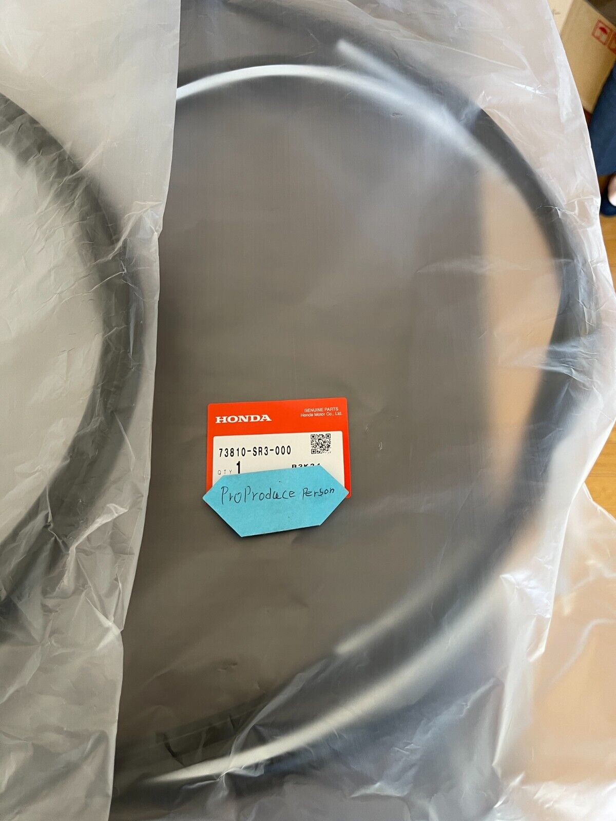 Genuine HONDA Rear Quarter Glass Window Molding Seal CIVIC EG4 EG6 RH & LH ST