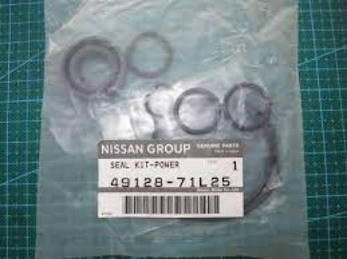 GENUINE NISSAN OEM 49128-71L25 Power Steering Pump Seal AND GASKET KIT