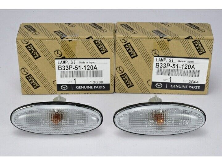 GENUINE MAZDA OEM RX-7 FD3S FENDER SIDE TURN CLEAR MARKERS Left/Right SET