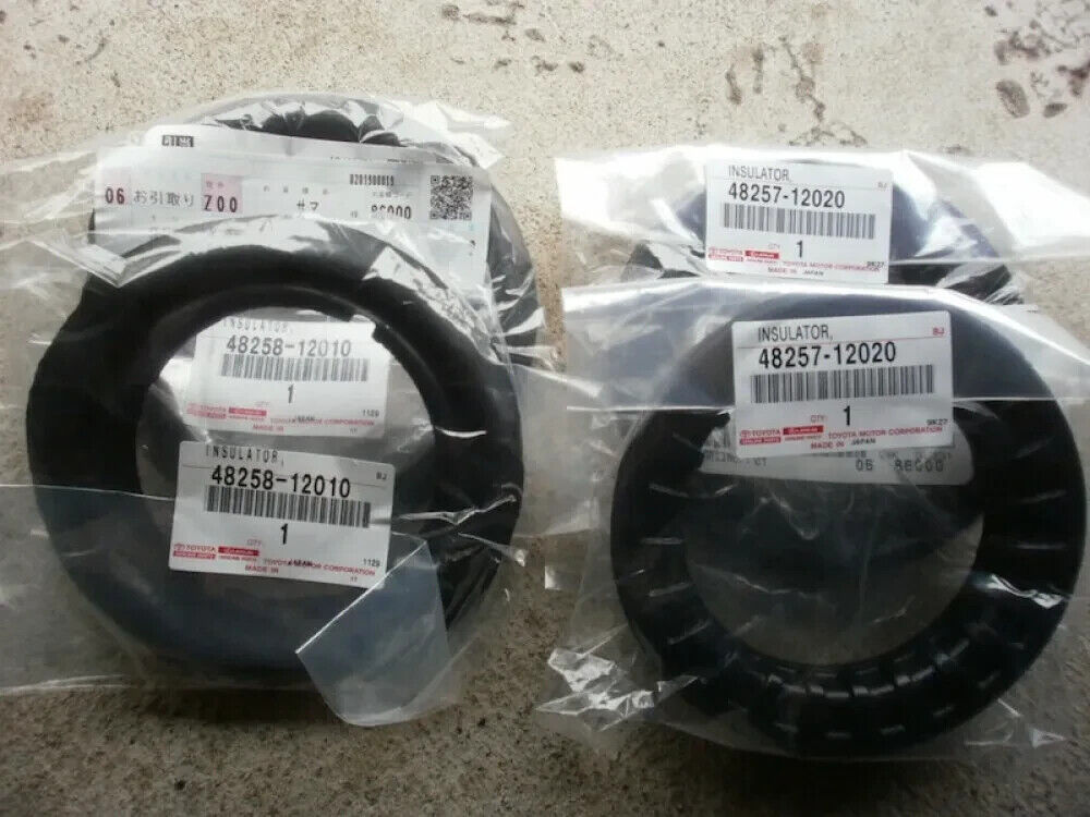 TOYOTA AE86 Levin Trueno Suspension Rear Coil Spring Insulator Upper & Lower OEM