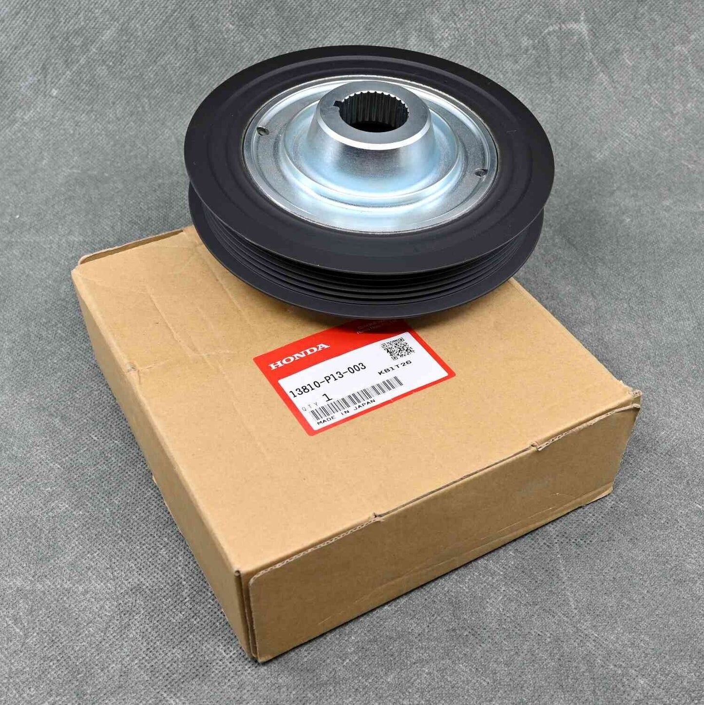 Genuine HONDA 13810-P13-003 CRANK PULLEY Accord Prelude H22 OEM New