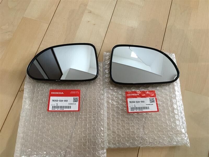 Genuine HONDA OEM S2000 AP1 AP2 Convex Version Side View Mirror Left & Right Set